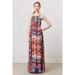 Anthropologie Maeve Tarana Floral Maxi Dress Women’s Size 2  EUC